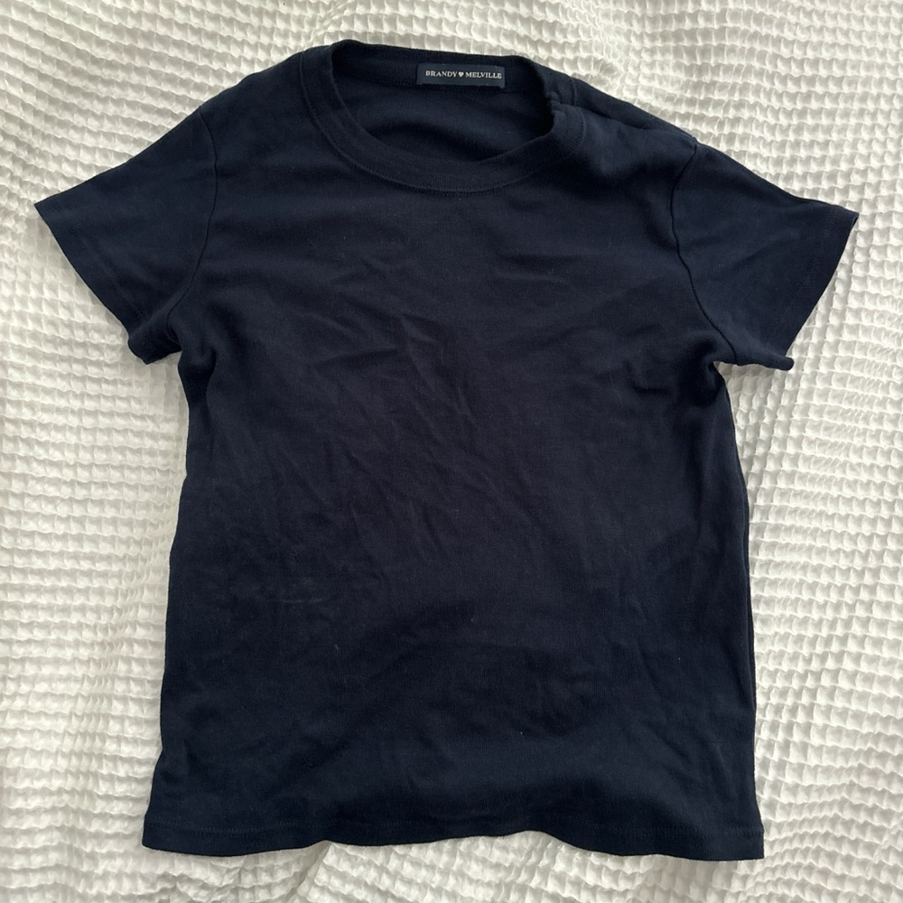 Brandy Melville Blue Short Sleeve Tee